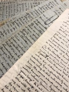 A selection of very old letters - handwriting almost illegible